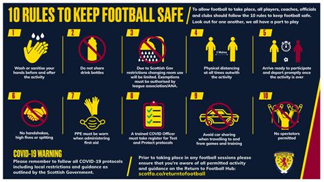 health and safety rules in football uk